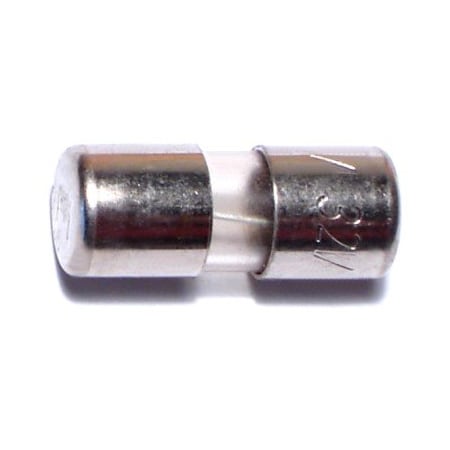 Midwest Fastener Glass Fuse, AGA Series, Fast-Acting, 1.5A, 125V AC, 5 PK 67222